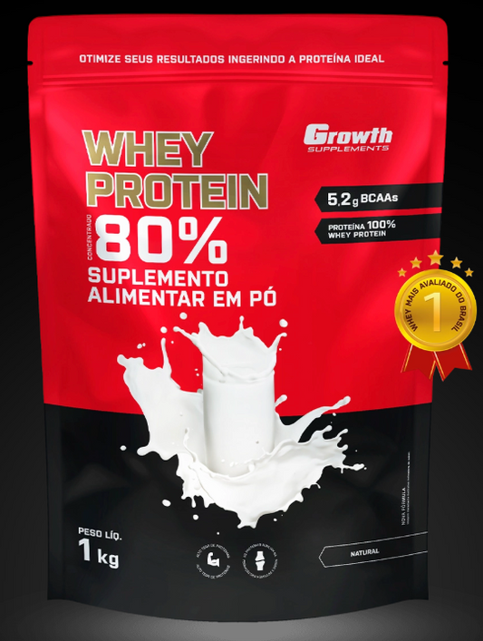 (TOP) Whey Protein Concentrado (1KG) - Growth Supplements