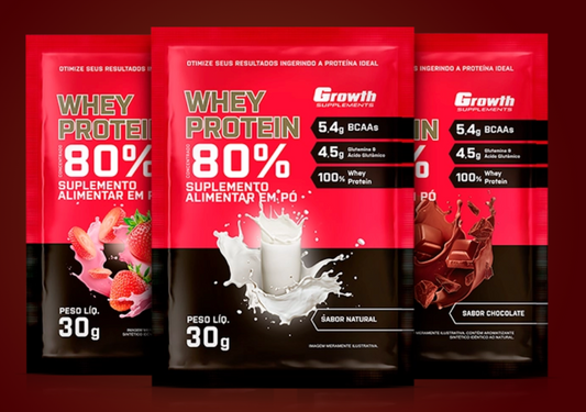 DOSE WHEY PROTEIN CONCENTRADO 30GR - GROWTH SUPPLEMENTS