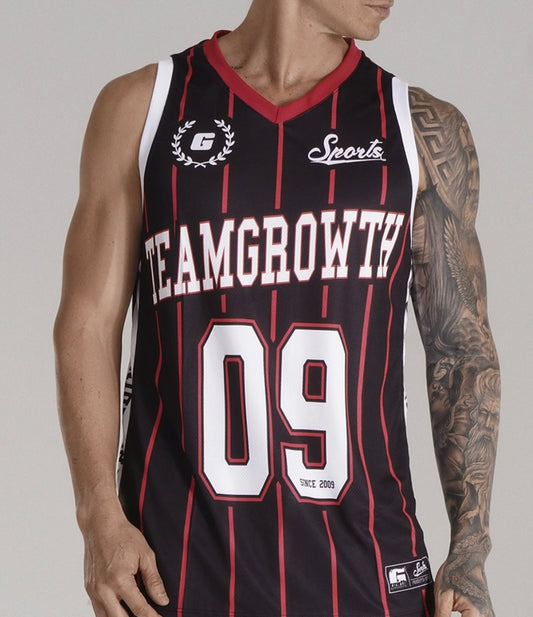 Regata basquete listrada preta Growth
