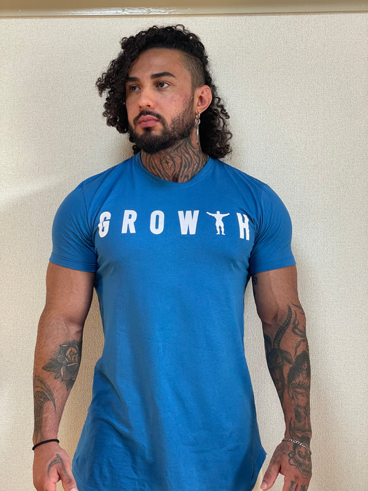 Growth Camisa Premium Long Growth Man Blue