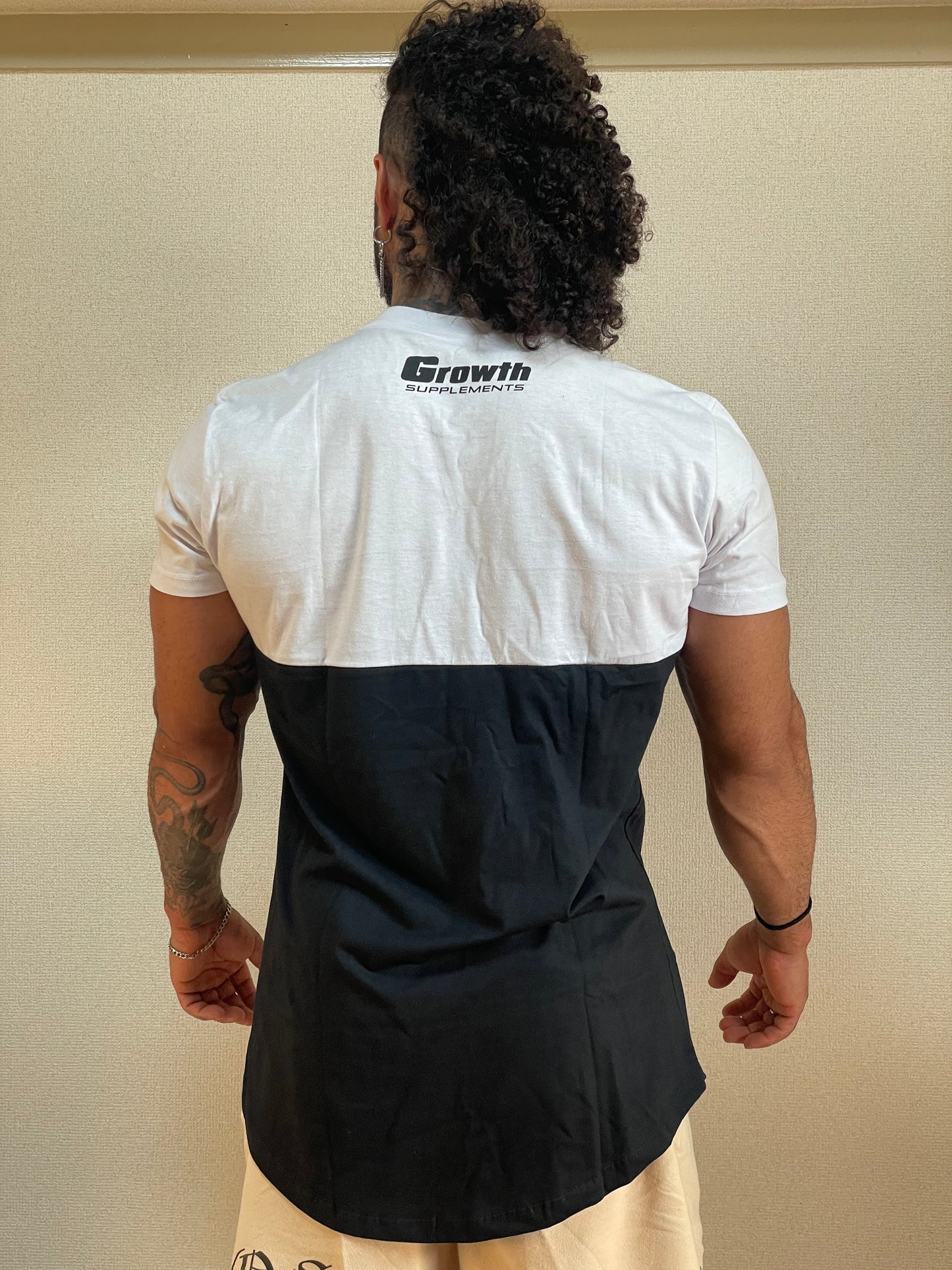 Camisa Premium Long Preta Growth Recorte